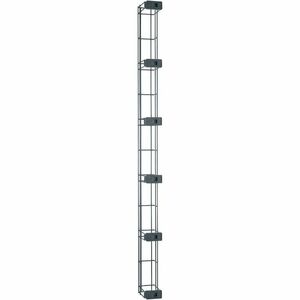 Legrand Cable Routing - Black - Cable Guide Grid - 155 mm Length - 42U Height - Metal