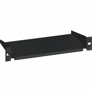 Legrand 1U Rack Shelf for Cabinet - 254 mm Rack Width x 120 mm Rack Depth - Jet Black - 10 kg Maximum Weight Capacity