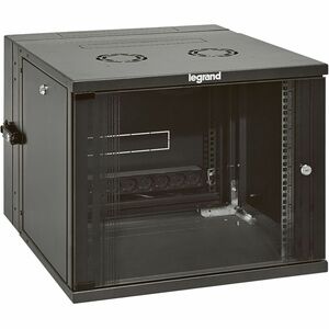Legrand Linkeo 12U Wall Mountable Enclosed Cabinet Rack Cabinet for Networking - Grey - 36 kg Maximum Weight Capacity