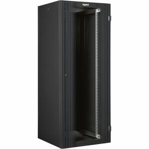 Legrand Linkeo 24U Enclosed Cabinet Rack Cabinet for Networking - Anthracite Gray - 400 kg Maximum Weight Capacity