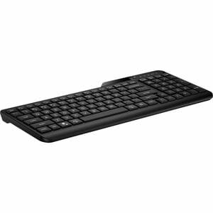 HP 475 Keyboard - Wireless Connectivity - USB Type A Interface - Jet Black - Plunger Keyswitch - Bluetooth/RF - 5.3 - 10 m