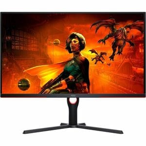 AOC AGON U32G3X 35" Class 4K UHD Gaming LED Monitor - 16:9 - Black, Red - 87.6 cm (34.5") Viewable - In-plane Switching (I