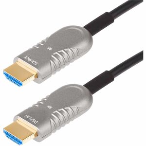 StarTech.com 30ft (9.1m) HDMI 2.1 Hybrid Active Optical Cable (AOC), CMP, Plenum Rated, 8K Ultra High Speed HDMI 2.1/2.0 C