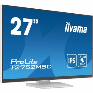 iiyama ProLite T2752MSC-W1 27 Zoll Class LED-Touchscreen-Monitor - 16:9 Format - 5 ms Reaktionszeit - 68,6 cm (27 Zoll) Vi