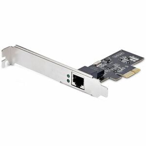 StarTech.com 1-Port 2.5G NBASE-T PCIe Network Card, Computer Network Interface Card, Intel®I225-V; Single-Port Ethernet, M