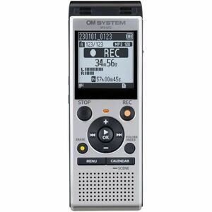 OM Digital Solutions WS-882 Digital Voice Recorder - [Built-in] Speaker, Microphone - 4 GB Flash Memory - microSD Supporte