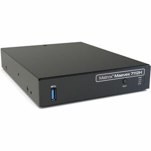 Matrox Maevex 7112H Video Encoder - TAA Compliant - Functions: Video Encoding - 2160p - 2 Channel(s) - 3840 x 2160 - 4K - 
