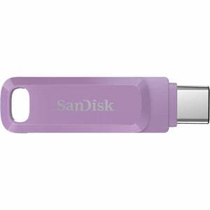SanDisk Ultra Dual Drive Go SDDDC3-064G-I35L 64 GB USB 3.2 (Gen 1) Type A, USB 3.2 (Gen 1) Type C Flash Drive - Lavender -