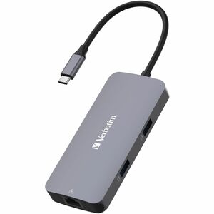 Verbatim USB-C ™Pro Multiport Hub CMH 05 - 5 Ports - for Monitor, Desktop PC, Notebook - Charging Capability - USB Type C 