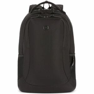 SwissGear Black-5532202416 Carrying Case (Backpack) for 16" Notebook - Black - 600D Polyester Body - Handle, Shoulder Stra