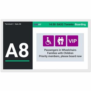 NEC Display EP-C251 642.62 mm LCD Digital Signage Display - ePaper - 3200 x 1800 - 16:9 - USBWireless LAN - Bluetooth