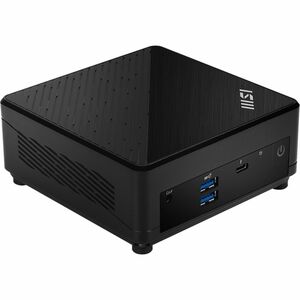 MSI Cubi 5 12M Cubi 5 12M-268ES Desktop Computer - Intel Core i3 12th Gen i3-1215U - 8 GB - 256 GB SSD - Mini PC - Black -