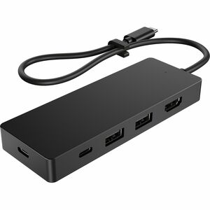 HP USB-C Travel Hub G3 (86S97AA) - for Notebook/Monitor - Charging Capability - 90 W - Rugged - USB Type C - 1 Displays Su