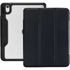 DEQSTER Robust Tasche (Dreiseitig) für 27,7 cm (10,9 Zoll) Apple, Logitech iPad (10. Generation) Tablet - Schwarz - Polyur