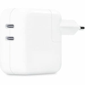 Adaptateur secteur Apple - 35 W - Adaptateur universel - 2 USB Type-C - Pour MacBook Air, iPhone, iPad, Apple Watch, AirPo
