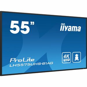 iiyama ProLite LH5575UHS-B1AG 1386,84 mm 4K UHD LCD Digital-Signage-Display - 24 Stunden/7 Tage Betrieb - IPS-Technologie 