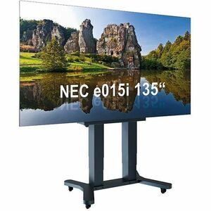 HAGOR Lift für Mobiler Wagen, LED-Display, TV - Schwarz - Höhenverstellbar - Bildschirmgröße: 342,9 cm (135 Zoll) - Alumin