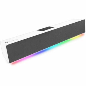 Bocina Gamer Glimm Bar BG585 Soundbar + RGB / Bluetooth + Control Digital RGB + 10 W RMS / Blanco