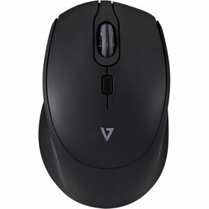 V7 MW350 Wireless Professional Silent Mouse - Optical - 2.4Ghz - Black - Wireless Connection - 1600 dpi - Scroll Wheel - 4