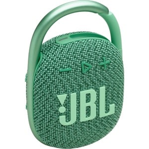 JBL Clip 4 Eco Portable Bluetooth Speaker System - 5 W RMS - Green - 100 Hz to 20 kHz - Battery Rechargeable - 1 Pack