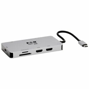 Station d'accueil Tripp Lite series U442-DOCK8G-GG USB Type C pour Moniteur, TV, Notebook, Smartphone, Ordinateur de burea