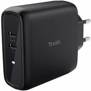 Trust Maxo Stromadapter - 2 USB Type-C - Schwarz