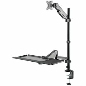 Neomounts Desk Mount for Workstation - Black - Height Adjustable - 1 Display(s) Supported - 43.2 cm to 81.3 cm (32") Scree