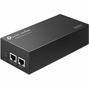 TP-Link PoE++ Injector - 1 x RJ-45 Input Port(s) - 1 x RJ-45 Output Port(s) - 90 W
