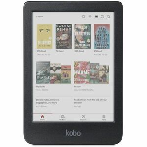 Kobo Clara Colour Digital Text Reader - Black - 12000 Book(s) - 16 GB Flash - 15.2 cm (6") Display - Touchscreen - 1448 x 