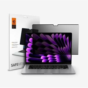 Spigen Safe View Film Privacy Screen Filter for 15" MacBook Air - For 38.1 cm (15") LCD MacBook Air