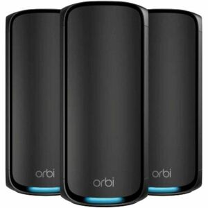 Netgear Orbi RBE973SB Wi-Fi 7 IEEE 802.11be Ethernet Wireless Router - Quad Band - 2.40 GHz ISM Band - 6 GHz UNII Band - 3