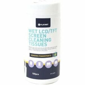 Platinet Cleaning Tissue for LCD, Notebook, GPS Navigation System, Scanner, Camera Lens - Anti-static, Anti-bacterial, Alc