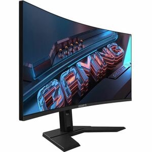 Gigabyte GS34WQC 86.36 cm (34") Class UW-QHD Curved Screen Gaming LED Monitor - 86.36 cm (34") Viewable - Vertical Alignme