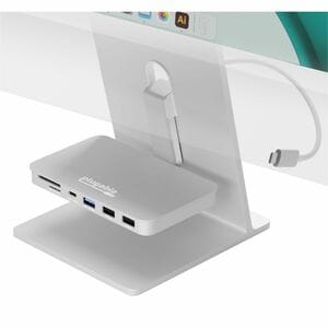 Plugable USB C Hub for iMac 24 Inch, 6-in-1 iMac USB Hub Multiport Adapter with 10Gbps - USB-C and USB 3.0, 2X USB 2.0, mi