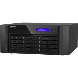 QNAP TS-h1290FX-7302P-128G SAN/NAS Storage System - AMD EPYC 7302P Hexadeca-core (16 Core) - 12 x HDD Supported - 0 x HDD 