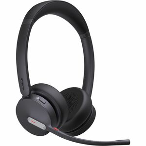 Yealink BH70 Wireless Over-the-head Stereo Headset - Black - Microsoft Teams Certification - Binaural - Supra-aural - 5000