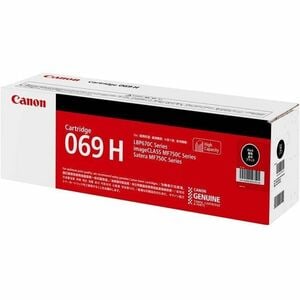 Canon 069 H Original High Yield Laser Toner Cartridge - Black Pack