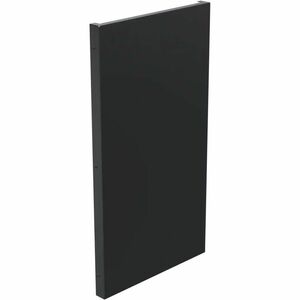 SpacePole Front Plate - 9 cm Height x 63.5 cm Width x 106.5 cm Depth - Black - Metal - 1 Piece
