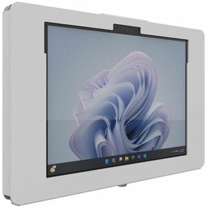 The Joy Factory Elevate II Mounting Enclosure for Tablet, Kiosk, Medical Cart - White - Aluminum