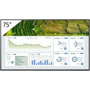 Sony BRAVIA FW-75BZ30L 190.5 cm (75") LCD Digital Signage Display - 24 Hours/7 Days Operation - In-plane Switching (IPS) T