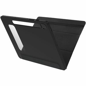 OtterBox React Estojo de transporte (Página) Samsung Tablet - Preto - Resistente a quedas - 258.6 mm Altura x 182.6 mm Lar