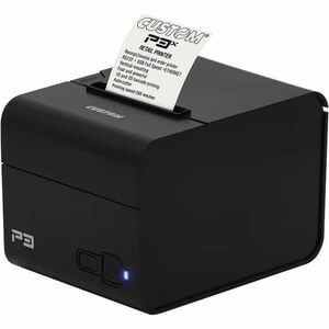 Custom P3X Desktop, Retail, Hospitality, Rechnung, Küche Thermotransferdrucker - Monochrom - Quittungsdruck - USB - Seriel