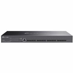 TP-Link Omada SX3016F Manageable Ethernet Switch - 10 Gigabit Ethernet - 10GBase-X - 2 Layer Supported - Modular - 32.74 W Power Consumption - Optical Fiber - 1U - Rack-mountable