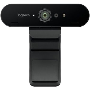 Logitech BRIO Webcam - 90 fps - Black - USB 3.0 - 4096 x 2160 Video - Auto-focus - Clip, Tripod Mount - 5x Digital Zoom - 