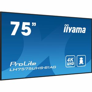 iiyama ProLite LH7575UHS-B1AG 1905 mm LCD Digital-Signage-Display - 24 Stunden/7 Tage Betrieb - IPS-Technologie (In-Plane-