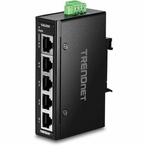 TRENDnet TI-ELC50 5 Anschlüsse Ethernet-Switch - Fast Ethernet - 10/100Base-T - 2 Unterstützte Netzwerkschicht - 1,23 W St