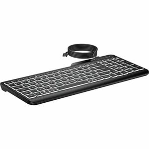 Tastiera HP 405Cavo Connettività - USB Tipo A Interfaccia - LED - Nero - Stantuffo Keyswitch - 20 Tasto(i) di scelta rapid