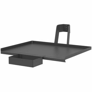 Ergotron Regal - TAA-konform - 10,89 kg Belastbarkeit - 558,8 mm Breite x 431,8 mm Tiefe x 22,9 mm Höhe - Stahl - Dunkelgr