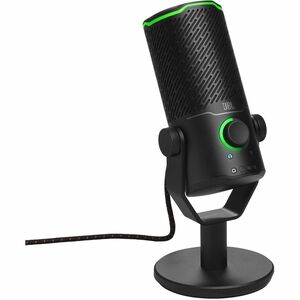 JBL Quantum Stream Condenser, Dynamic Microphone for Recording, Live Streaming, Gaming, Studio - Black - Stereo - 50 Hz to