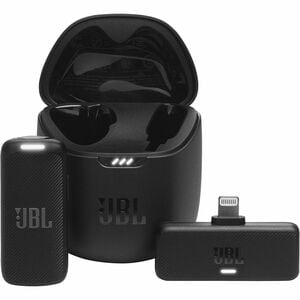 JBL Quantum Stream Wireless Dynamic Microphone for Live Streaming, Recording, Broadcasting, Outdoor - Black - 20 Hz to 20 